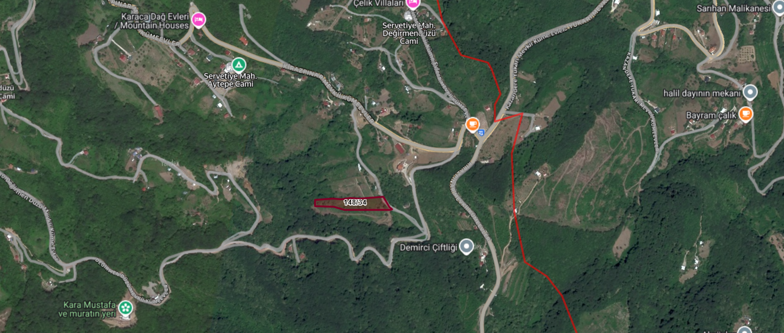 Kocaeli Başiskele Servetiyecami Mah: Kiraz Pınar Mavkiin De 6.400m2, Satılık Bah - KOCAELİ BAŞİSKELE fotoğraf 4